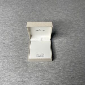 Charlotte & Lexi Script 3.5” x 3.5” Necklace Jewelry Gift Box